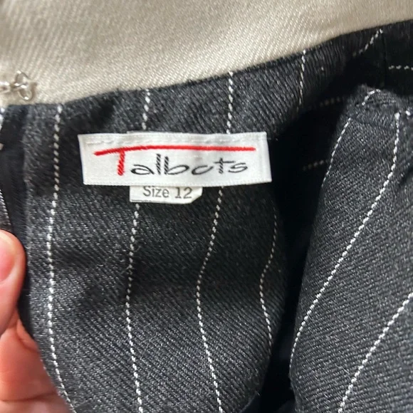 Vintage Talbots Career Dress Working Girl Wednesday Adams Costume Size 12 - Picture 2 of 14